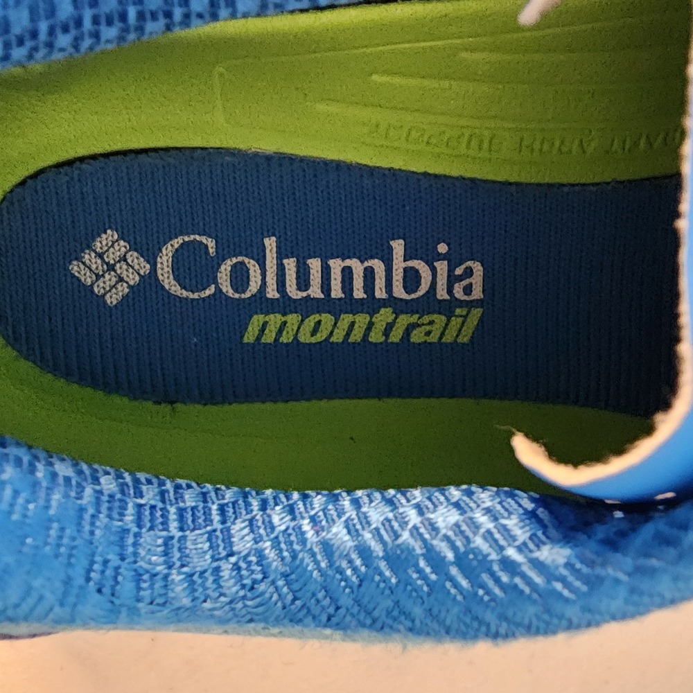 Columbia Montrail Fluid Flex F.K.T. II Trail Running Shoes Blue 7.5 - Picture 6 of 7